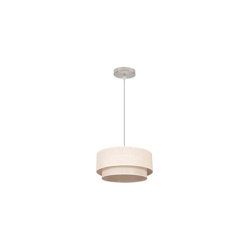 My Lamp - Lampe de table 1l. beige cylindrique (30x15)