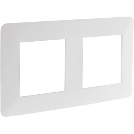 Double plaque de finition Artezo - blanc - Zenitech