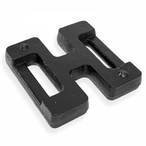 Double poids de lestage 15 kg pour tente de réception chapiteau barnum - Noir