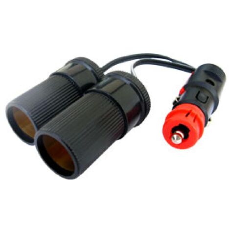 Double prise Allume-Cigare universelle 12-24V 8A