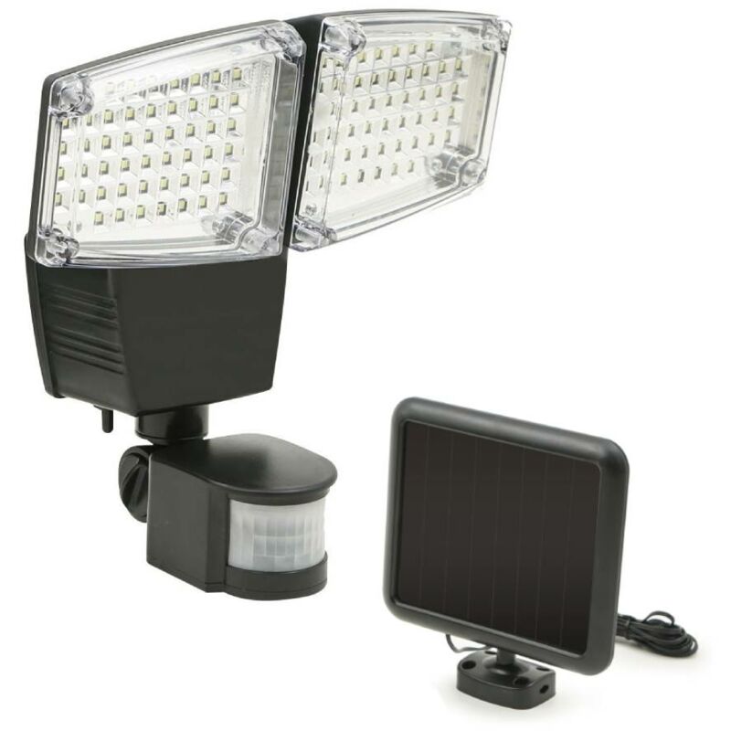 Double projecteur LED mural avec détecteur de mouvements