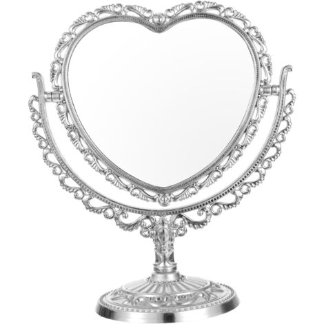 Double Sided Mirror, Vanity Mirror, Retro Makeup Mirror