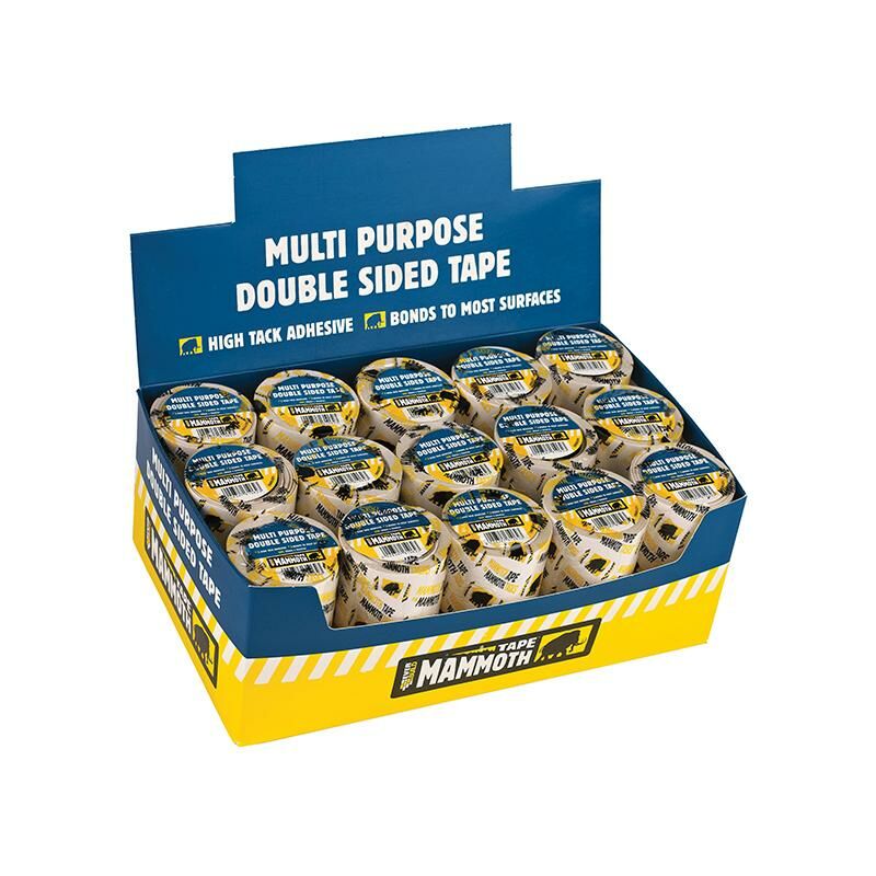 Everbuild - Sika Double-Sided Tape 50mm x 5m Display 30 Pieces EVBDSTP530