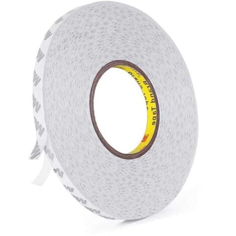 Double Sided Tape, Transparent 3M 9080 Strong Double Sided Tape Length 50m, Width 10mm, Thickness 0.15mm for DIY
