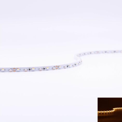 Double SideView Strip 24V LED Streifen 5m 10W/m 120LED/m 5mm IP20 - Lichtfarbe: Super Warmweiß 2700K