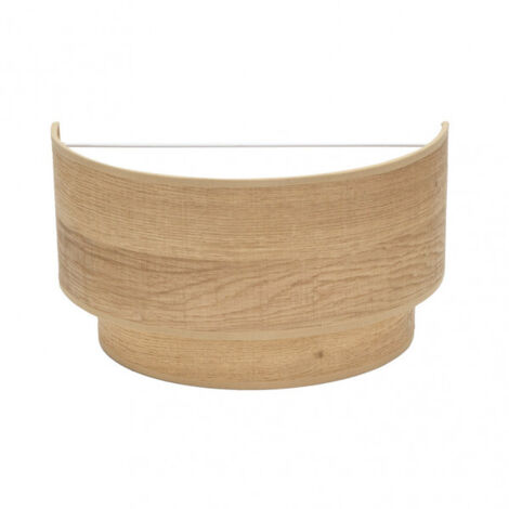 Double Smile Wandleuchte 1xe27 Helles Holz 17x30x15 cm