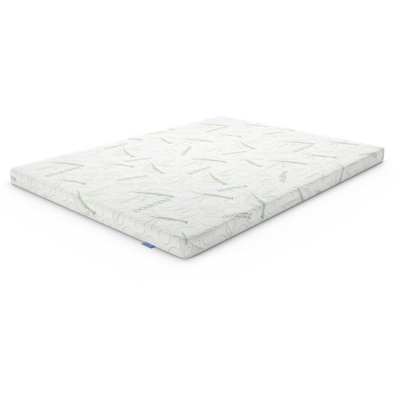 Double surmatelas en gel à mémoire de forme 160x190x5h cm - TOPPERGEL160