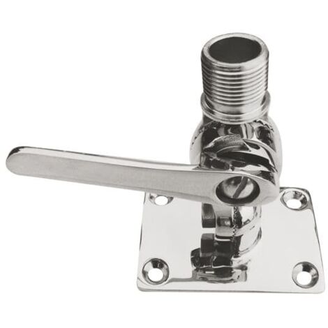 Double Swiveling Base For Radio Antenna Stainless Steel - Swivel VHF GPS Boat