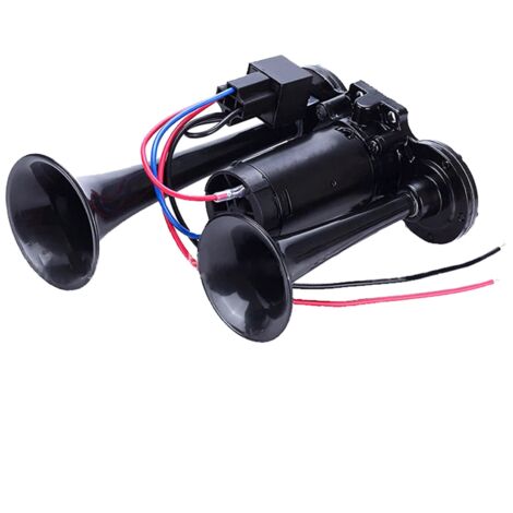 Double trompettes 600DB, Kit de klaxons super puissants avec compresseur universel pour voitures 12V, motos, camions, trains, bateaux.