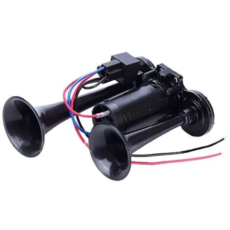 Double trompettes 600DB, Kit de klaxons super puissants avec compresseur universel pour voitures 12V, motos, camions, trains, bateaux.