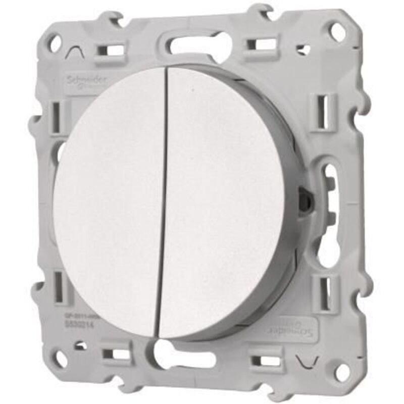 Double va-et-vient &agrave; connexion rapide &agrave; vis aluminium Odace