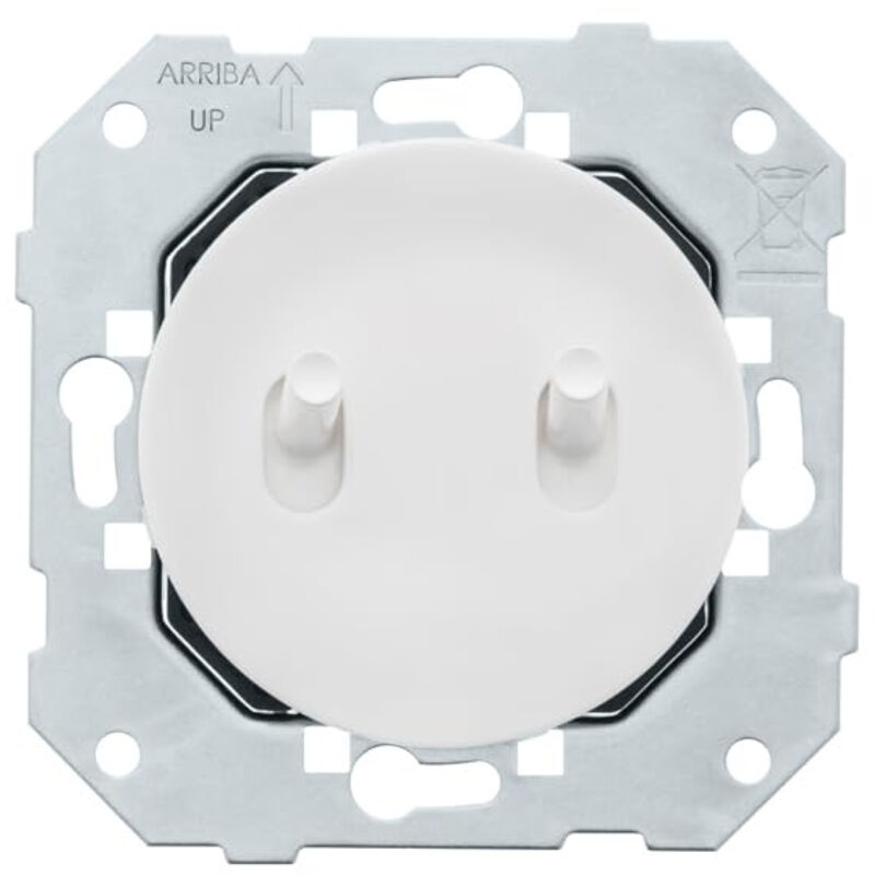 Double va et vient blanc - manette blanc glossy dom Fontini Double va et vient blanc - manette blanc glossy dom Fontini