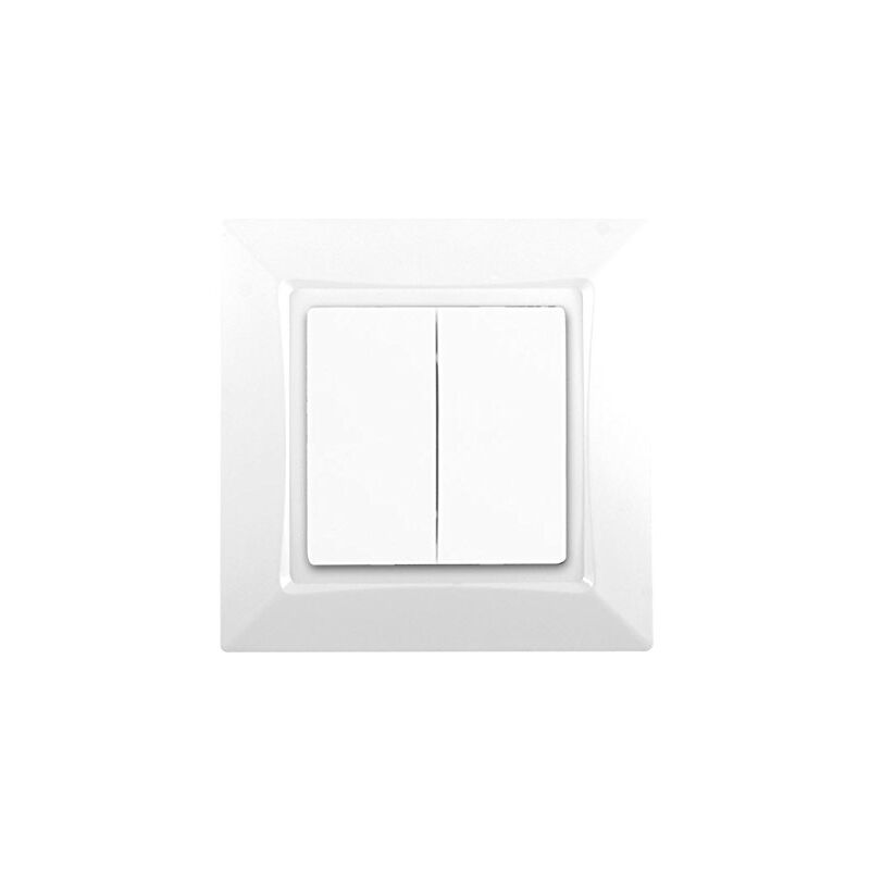 Delta one interrupteur double va et vient complet blanc SIE003629 - Siemens