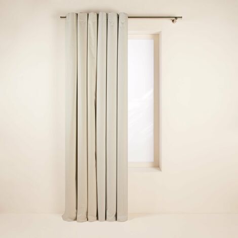Doublure à oeillets occultante 350x280 cm MADURA - Ecru - ISISSE