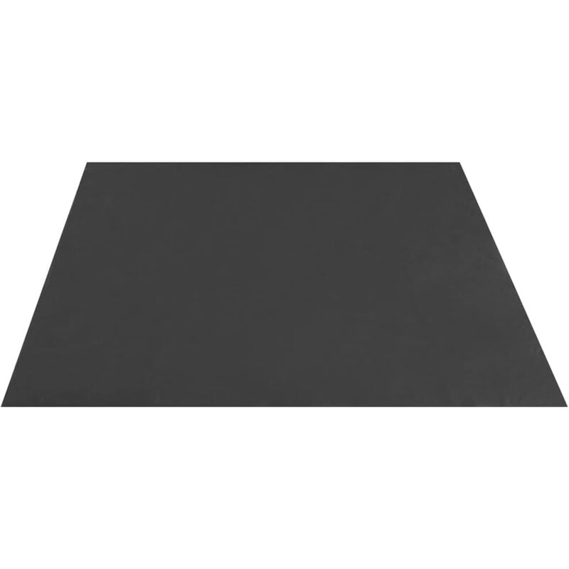Inlife - Doublure de bac à sable Noir 100x100 cm