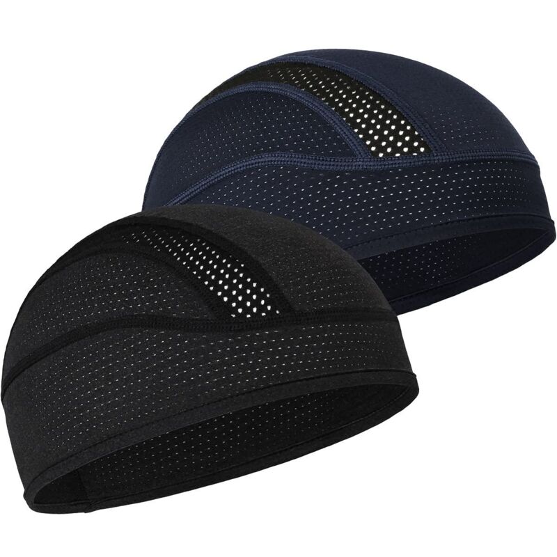 Doublure de cagoule Skull, cagoule de cyclisme en maille respirante pour hommes et femmes, adaptée au port sous un casque.