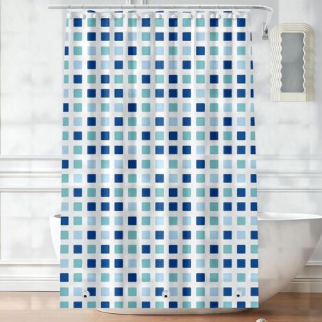 Doublure De Douche - Doublure En PEVA Imperméable Avec Oeillets Antirouille - Pour Salle De Bain - 180 X 180 Cm - 1 Pièce