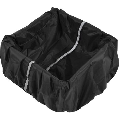 Doublure de panier de vélo 42 x 33 x 25 cm , housse de pluie imperméable pour vélo, housse de panier de vélo pour fil avant de vélo électrique ou panier de vélo en osier
