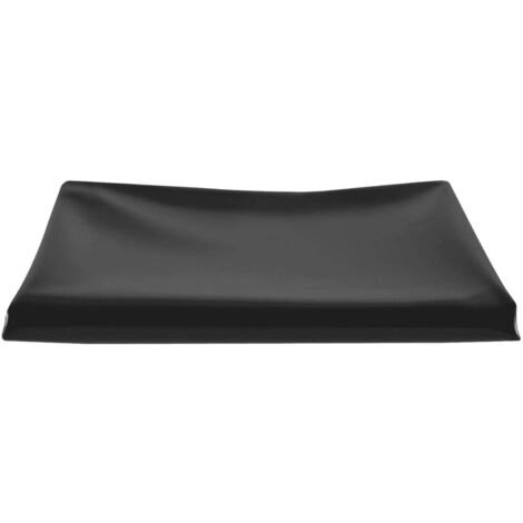 Doublure d'étang Noir 3x8 m PVC 0,5 mm CFW83559