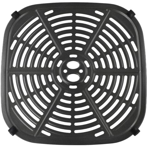 Doublure pour friteuse à air, insert carré noir pour panier de cuisine, accessoires de cuisine pour friteuse à air, 22,5 x 22,5 cm
