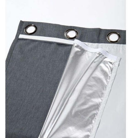 Doublure thermique hiver 135 x 240 cm – 99,9 % polyester – Installation facile avec bande scratch – Économie de chauffage jusqu'à 46 % – Moondream
