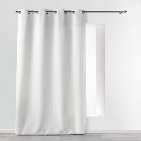 Douceur d'Intérieur 1609128 - Tende in poliestere, 140 x 260 cm, colore: Bianco