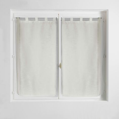 douceur d'Intérieur coppia destra passanti effetto lino Tisse haltona, Poliestere, naturale, 160 x 60 cm