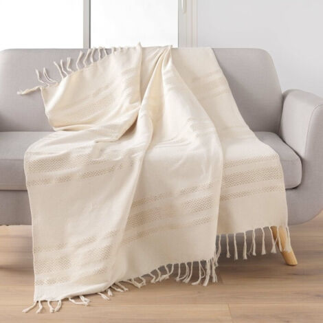 Douceur-dinterieur Doreline plaid beige 125 x 150 cm