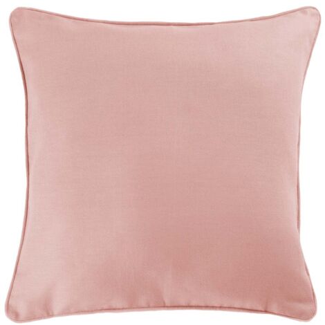 Douceur d'Intérieur, Federa per cuscino (40 x 40 cm) Panama Rosa Polvere, Cotone