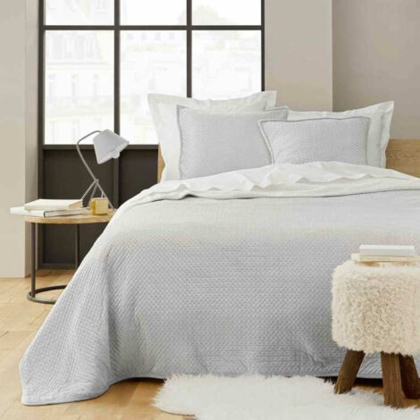 Douceur-dinterieur MYLENE couvre-lit gris 220 x 240 cm