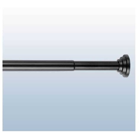 Douceur D'Intérieur – Tringle à rideau extensible 60 à 90 cm – Aluminium laqué époxy – Sans perçage – Repositionnable pour espaces confinés