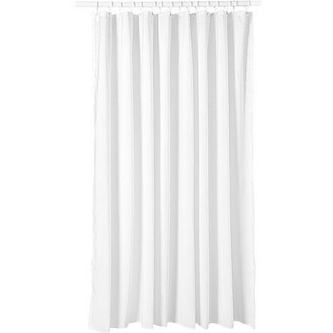 douche 2400x2000 mm couleur 019 blanc, 100% Polyester lavable