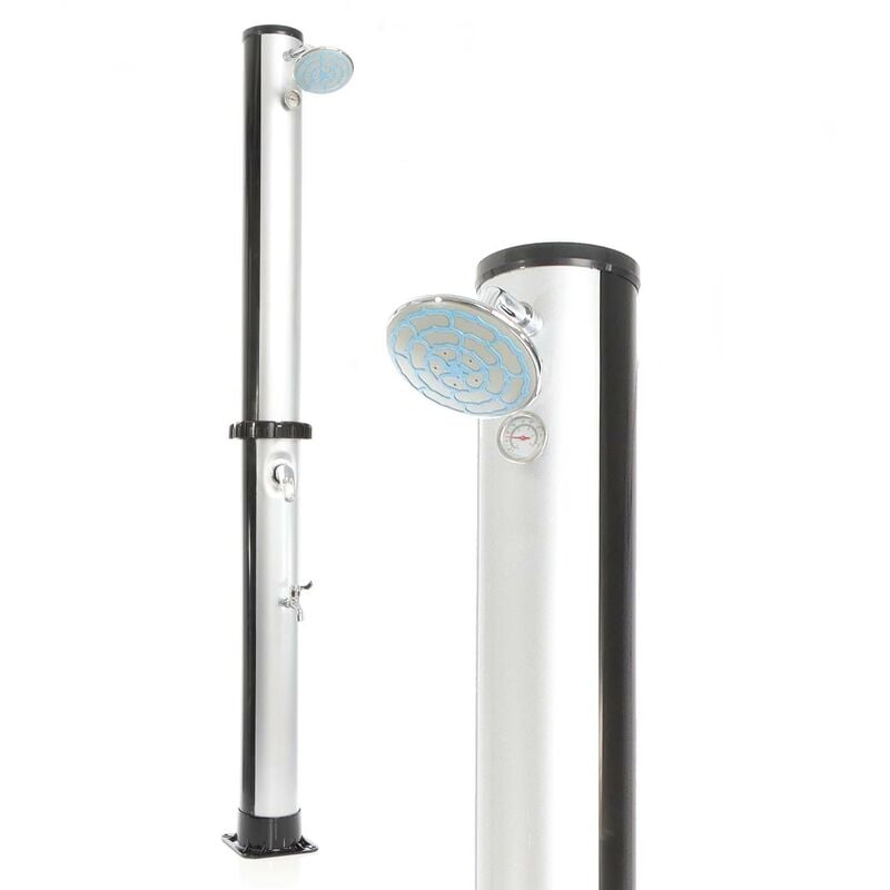 Le Poisson Qui Jardine - Douche 35 litres Solaire Pour Piscines, Campings,. - Argent