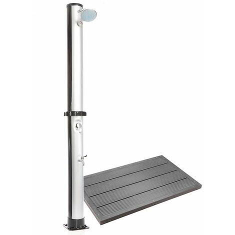 Douche 35 litres Solaire Pour Piscines, Campings, Avec plancher.