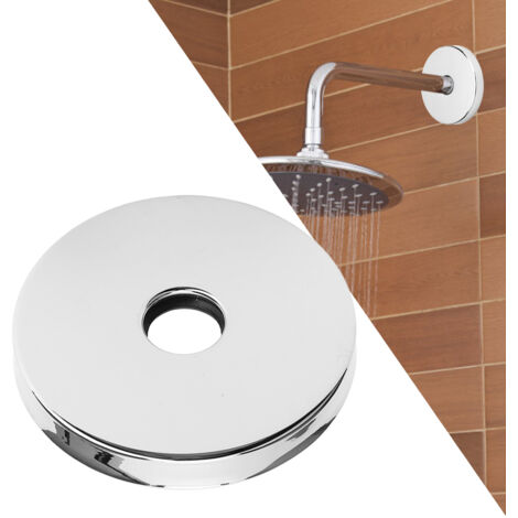 Douche Accessoire Plaque Cache Douille G1/2in 304 Stainless Steel Large Diameter 8.9cm Easy Installation