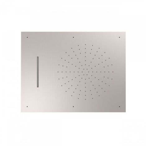 Douche acier inoxydable de tête anticalcaire 2 types de jet (Pluie/Cascade). 500 - TRES 29997001AC