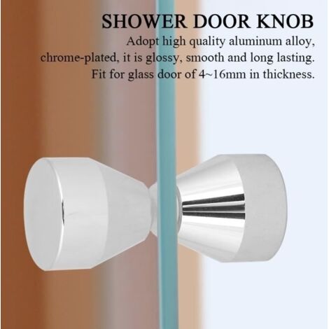 Douche Bouton de porte de douche Poignée de porte bouton douche Poignée Bouton de Porte HB057