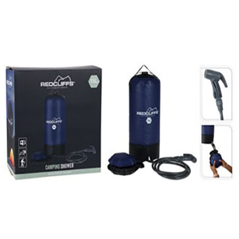 Douche Camping 11l Portable, Solaire, 11 Litres - Redcliffs