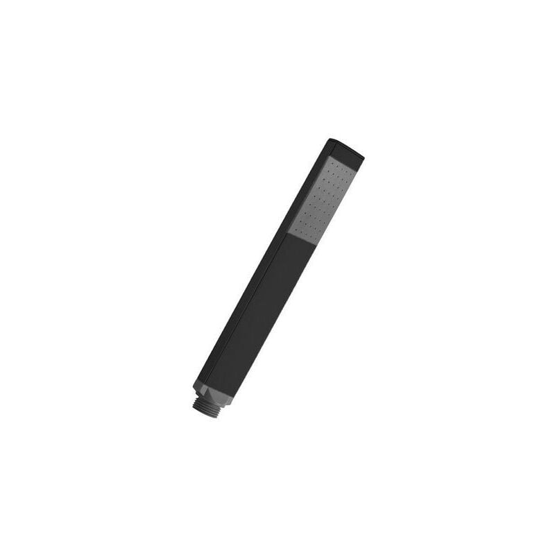 Douche monojet noir mat avec raccord 1/2'G Paffoni ZDOC117NO Noir mat