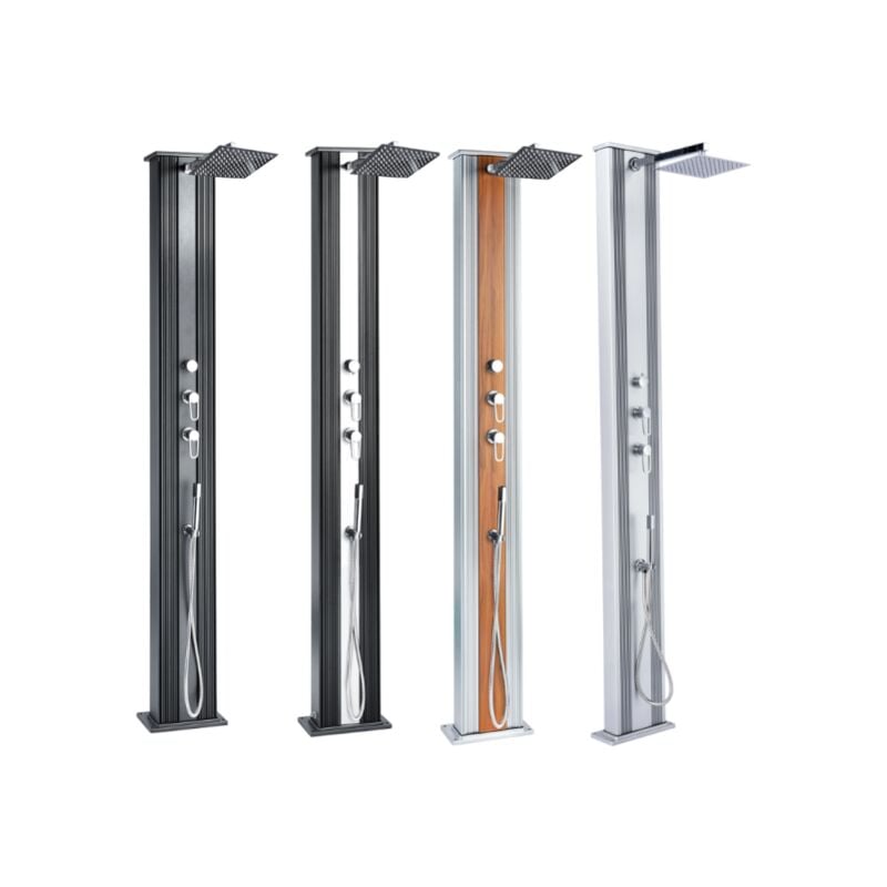 Douche Hybride Dada Straight 40L Coloris Inox