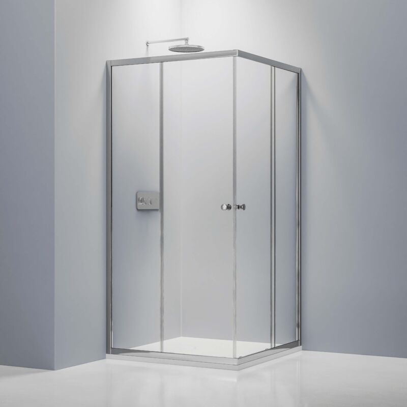 Paroi de douche verre Cabine de douche d'angle intégrale étanche Parre douche portes coulissantes - Toutes tailles - NT506 - 120x80cm - Bernstein