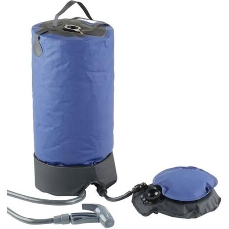 Douche de camping 11 L - Pompe à pied - Légère et flexible