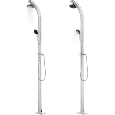 Douche de jardin 215 cm Aluminium CFW22975