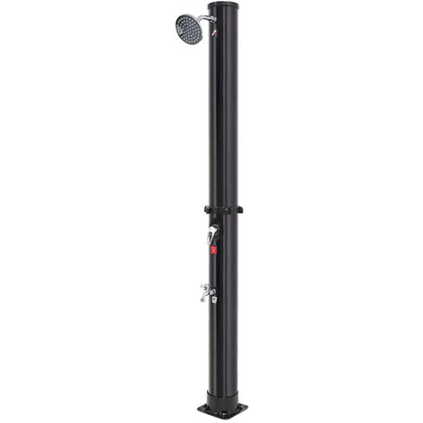Douche de Jardin à Chauffage 35L Solaire Douche Solaire Douche Piscine Noir