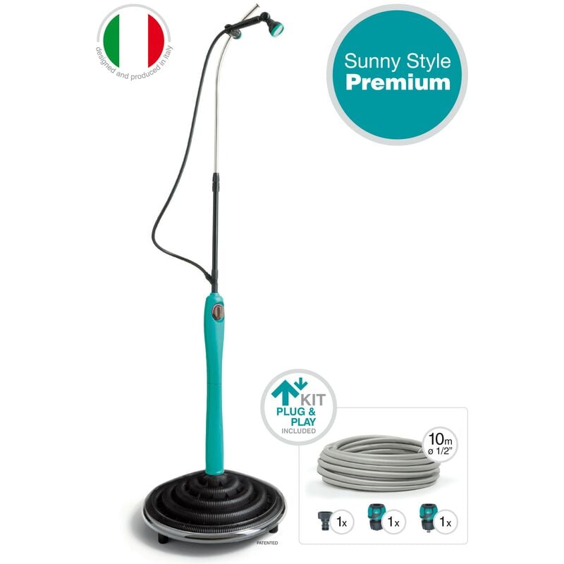Douche solaire de jardin Sunny style premium 5526 avec mitigeur eau chaude - Salon