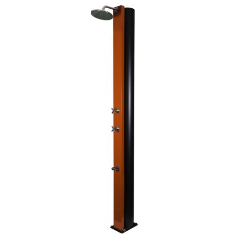 Douche de piscine solaire CROSS 40L avec rince pieds-ff7724-Orange-17.5 --