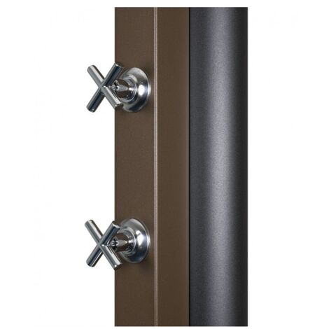 Douche de piscine solaire, douche extérieure 30L-4c2b11-Marron-15 --