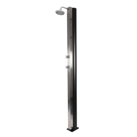 Douche de piscine solaire, douche extérieure 30L-Acier inoxydable-Acier inoxydable-15 --