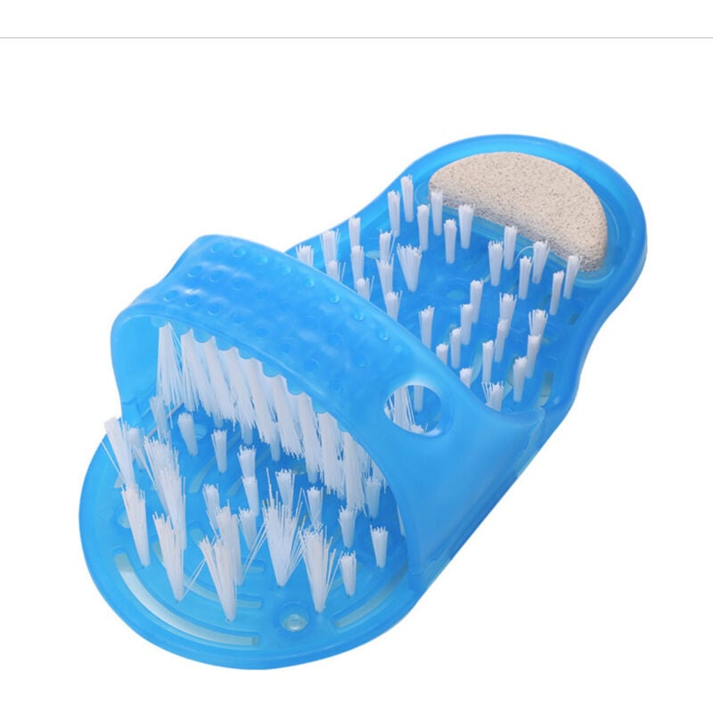 Douche de salle de bain sans plier les pieds, se brosser les pieds, se nettoyer les cheveux