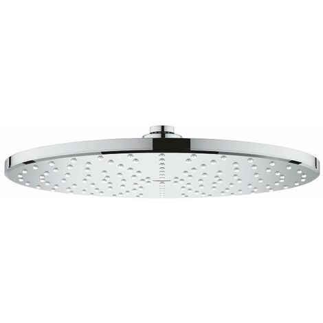 Douche de tête 310 mm – Jet GROHE PureRain – Finition chromée – Technologie EcoJoy pour économie d'eau – Montage plafond et mur - G26562000